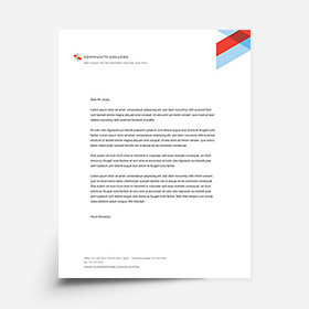 Letterhead design and printing